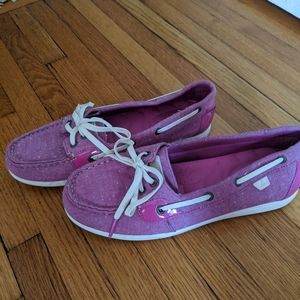 Sperry Pink Boat Shoes